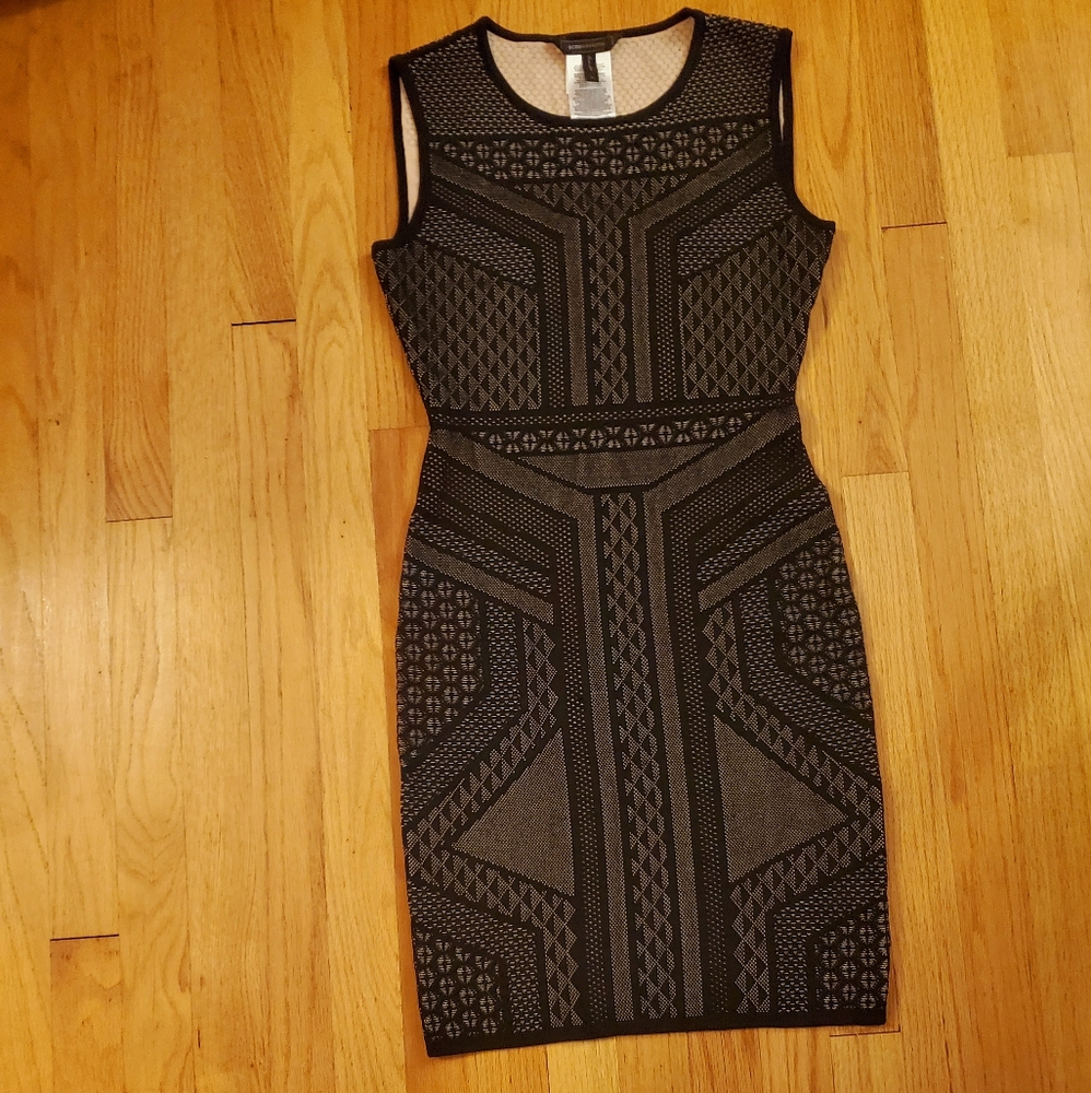 BCBG Max Azria Stefanie Relief Jacquard Dress